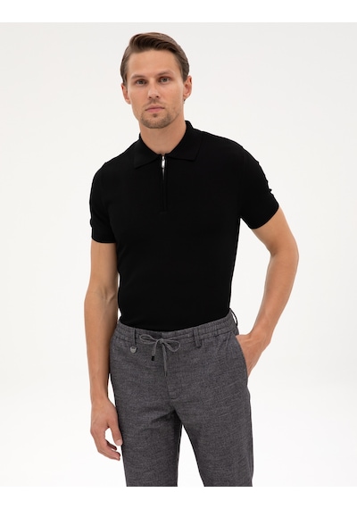 Pierre Cardin Erkek Siyah Kazak /triko 50302609-vr046 Siyah