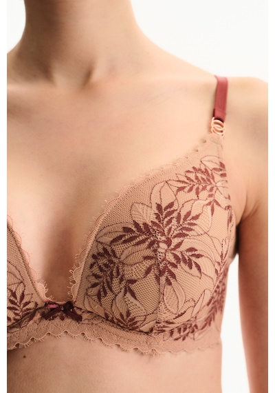 Penti Bej Intense Lace Dantel Push Up Destekli Sütyen