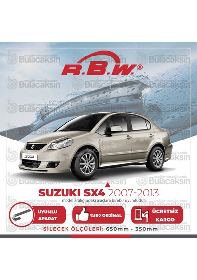 RBW Suzuki Sx4 2007 - 2013 Ön Muz Silecek Takımı
