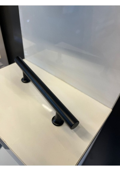 Sur Metal Kulp 128mm Mat Siyah Dolap Kapak Modern Çekmece Tv Ünite Mobilya Komidin Şifonyer