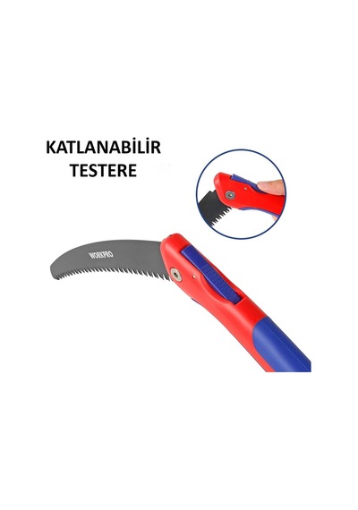 Workpro Wp333003 250 Mm Katlanabilir Profesyonel Ağaç Budama Testeresi