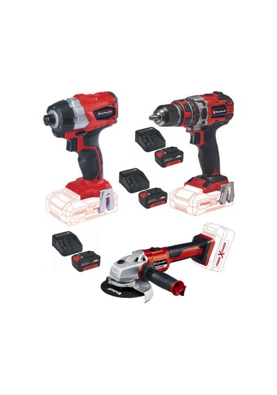 Einhell TE-CI 18 li BL TE-CD 18/50 Li-i BL Axxio 125mm 3x4.0ah