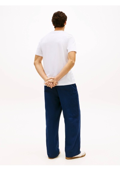 Tommy Hilfiger Mw0mw42369 Brand Love Big Text Erkek Tişört Beyaz