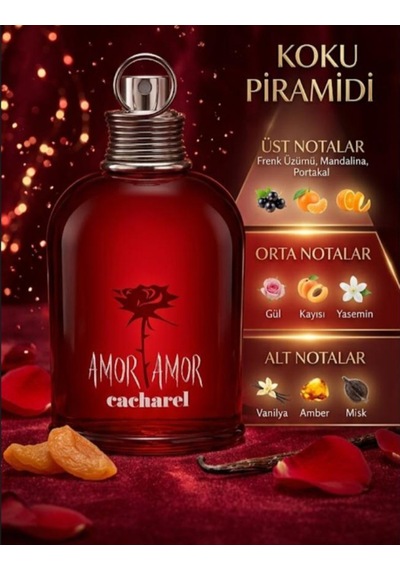 Cacharel Amor Amor Edt 100 Ml Tutkulu Kadın Parfümü Çiçeksi - Meyve