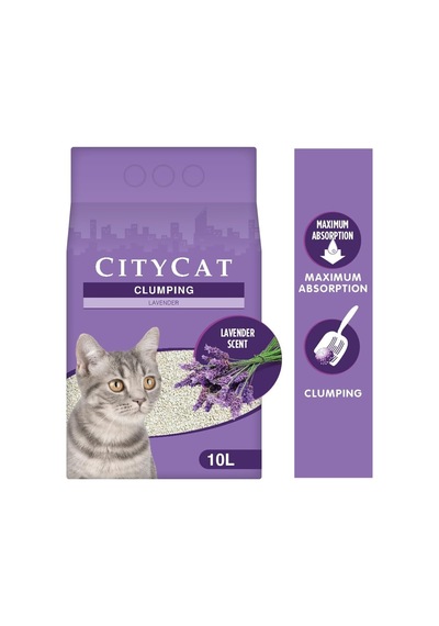 City Cat Lavanta Kokulu Kedi Kumu 10 Lt