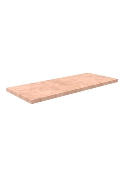 1 Adet Ham Mdf Ahşap Raf - Depo Rafı Hafif Rack Ahşap Rafı 50x60 Cm Meşe