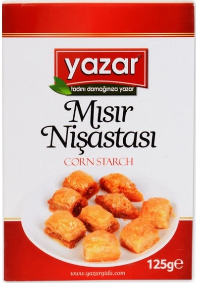 Yazar Mısır Nişastası 12 x 125 G