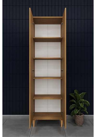 Modern 2 Kapaklı Çok Amaçlı Mutfak Banyo Dolabı %100 Mdf Erzak Kiler Dolabı Fd03 Karina