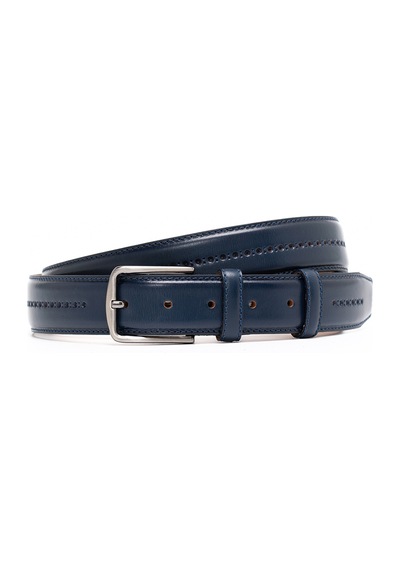 Lacivert Erkek F-034-55 Grande Klasik Kemer Genişlik 3.5 Cm