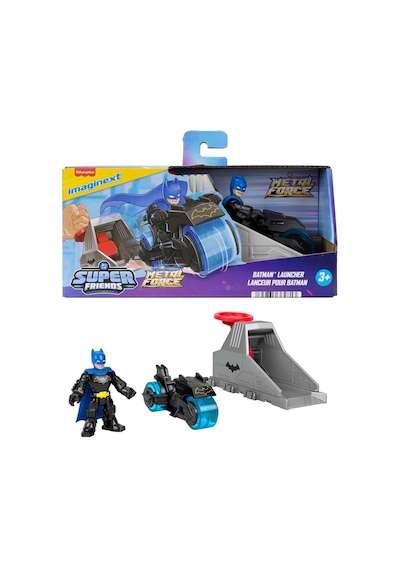 Imaginext Dc Super Friends Aksiyon Figürü Ve Fırlatma Seti Batman