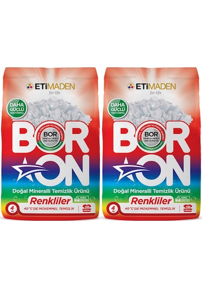 Boron Renkliler İçin Doğal Mineralli Temizlik Ürünü 2 x 4 KG