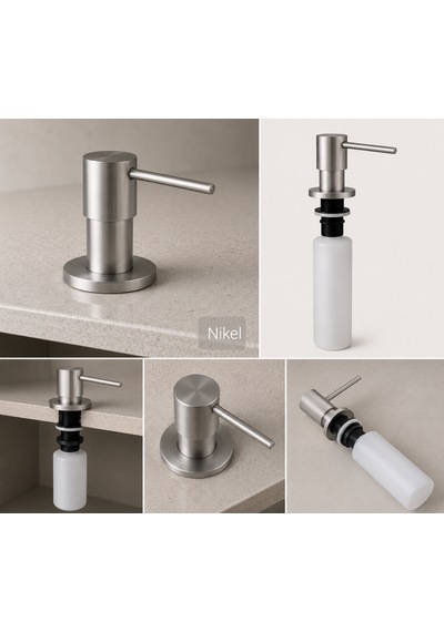Ankastre Sabunluk Mutfak/banyo Nikel