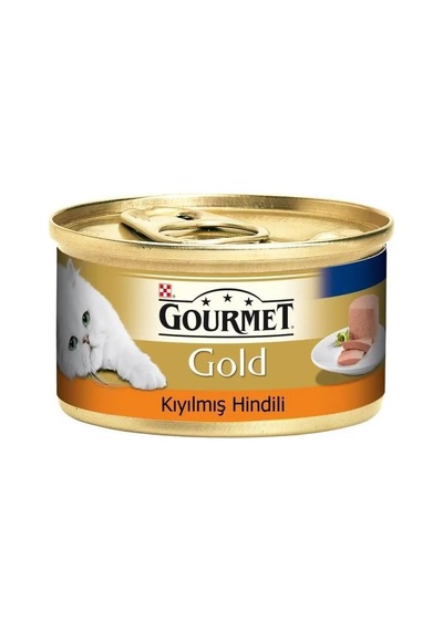 Gourmet Gold Kıyılmış Hindili Kedi Konservesi 85gr