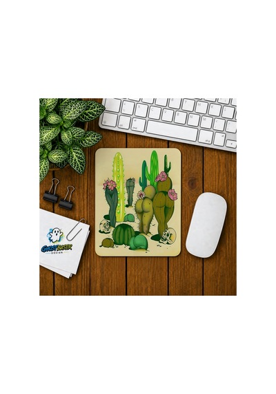 Kaktüslü Baskılı Oyuncu Mousepad 0109