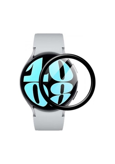 Polham Samsung Galaxy Uyumlu Watch 6 44mm Ful Kaplama Ultra Dayanıklı Akıllı Saat Koruyucu, Parmak İzi Bırakmaz