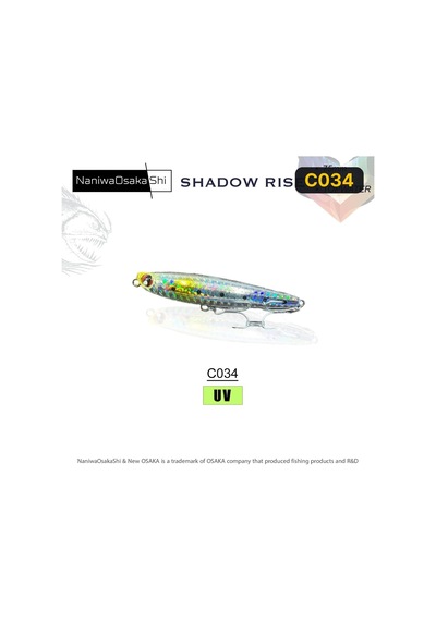 Naniwaosakashi Shadow Rise 75mm 7.8g Sahte Balık