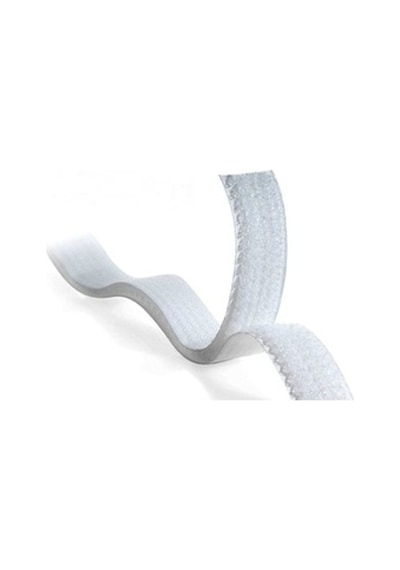 Beyaz Cırt Cırtlı Bant 5 Metre 2 Çift Taraflı 2 Cm