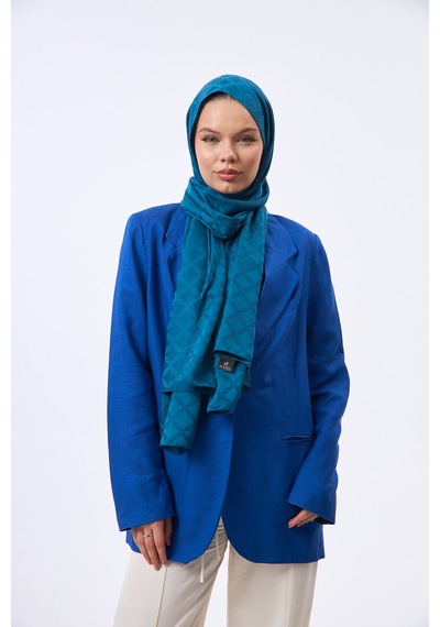 Mirsoy Scarf Lina Modern Desen Şal Zümrüt