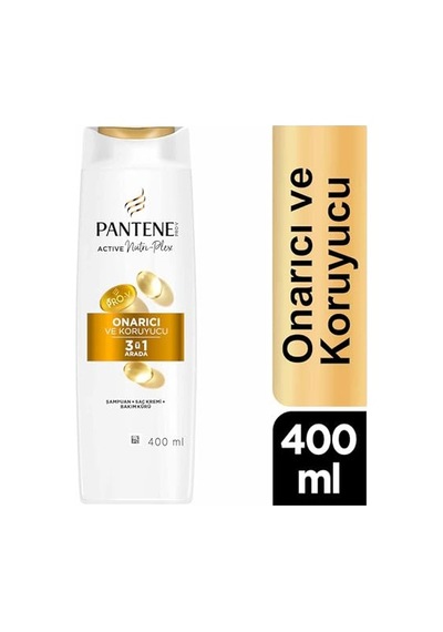 Onarıcı &amp Koruyucu 3'ü 1 Arada Şampuan 400 Ml