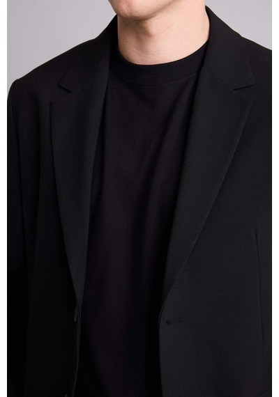 Defacto Regular Fıt Blazer Ceket H7047ax26smbk27 Siyah-bk27