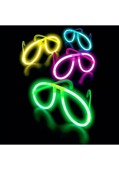 Neon Glow Fosfor Gözlük Festival &amp Parti 12&amp 39 Li Set - Evori-874074