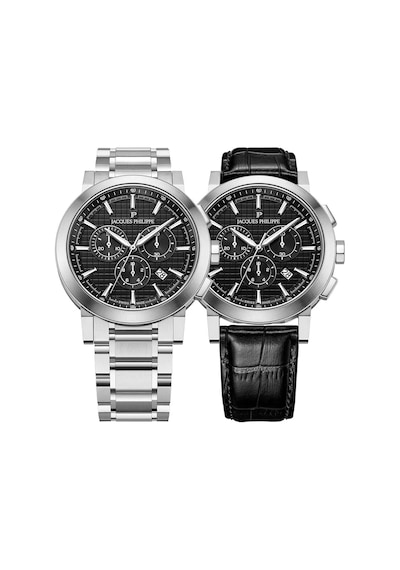 Jacques Philippe Jpqgc171316xs Erkek Kol Saati Ve Yedek Kordon Gri