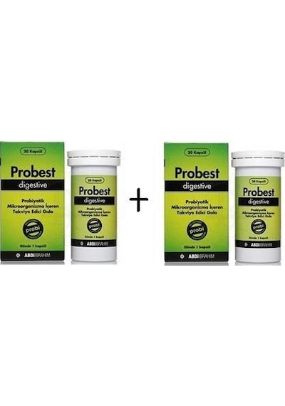 Probest Digestive Probiyotik 20 Kapsül 2 Adet