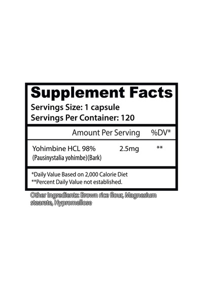 Insane Labz Asylum Cabinet Yohimbine Hcl % 98 - 120 Caps Aromasız