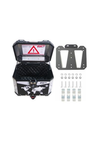 Gp Kompozit Dsn04 Universal 37 Lt Desenli Alüminyum Motosiklet Çantası Diğer