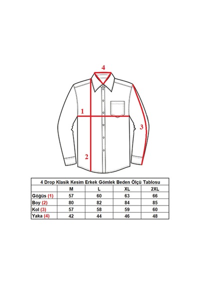 Dicotto Krem 4 Drop Ekstra Büyük Yaka Rahat Kesim Micro Kumaş Kol Düğmeli Regular Fit Erkek Gömlek // 189-10-dc24x 001
