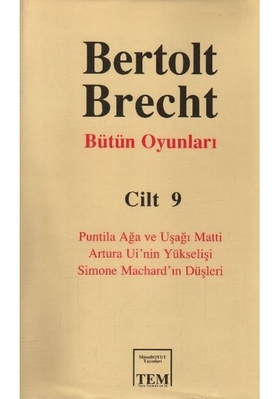Bütün Oyunları-09 / Bertolt Brecht - Bertolt Brecht - Mitos Boyut Yayınları