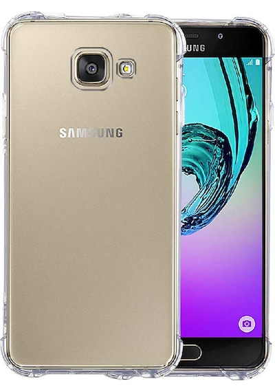 Samsung Galaxy Uyumlu A5 2017 Kamera Korumalı Airbag Antishock Köşe Korumalı Şeffaf Silikon Kılıf