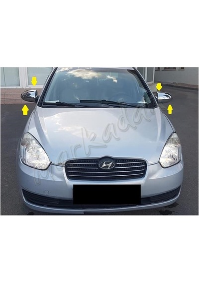 Hyundai Accent Era Krom Ayna Kapağı 2 Parça Abs Krom N11.6635