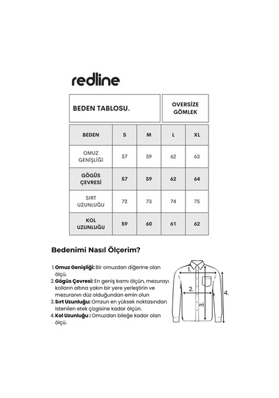 Redline Aven Erkek Oversize Gömlek Haki