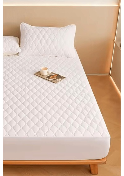 Lexroo Kapitone Microfiber Su Geçirmez Fitted Yatak Koruyucu Alez Tek/çift Kişilik 180 X 200 Çok Renkli