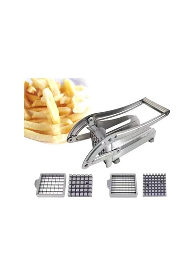 Pratik El Tipi Patates Dilimleyici Sarı