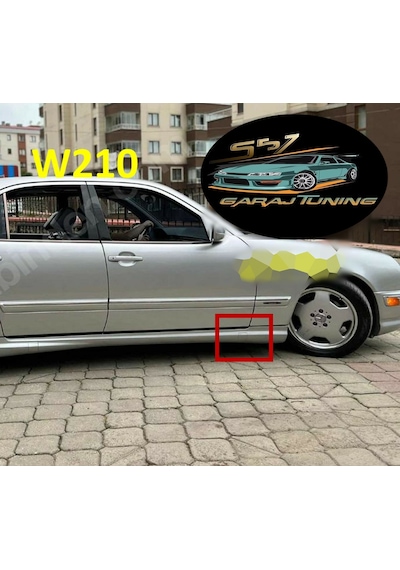 Mercedes W210 Marşpiyel Kapakları Sağ Sol Takım Plastik