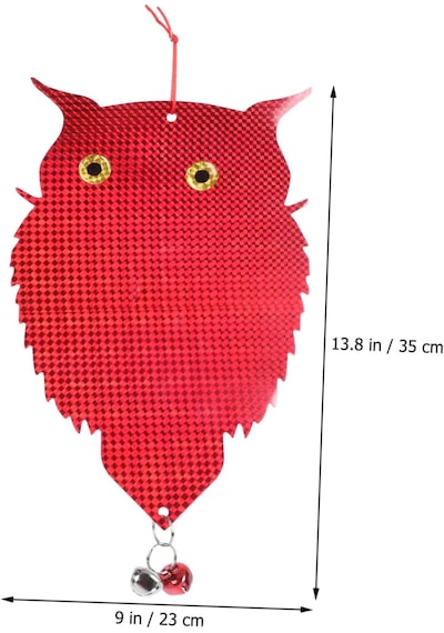 Kuş Engelleyici Baykuş,yansıtıcı Holografik Baykuş Kırmızı Ve Gü