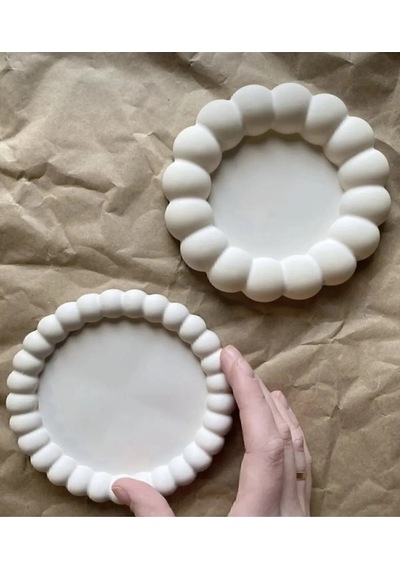 Bernami Mumluk Şamdanpinterest 2'li Bubble Büyük Baloncuk Dekoratif Takı Tabağı Bardak Altlığı Tabak Kase Diğer