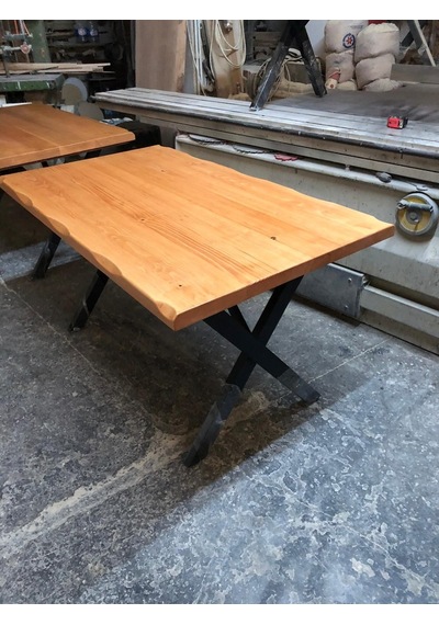 Bintaşmobilya Kayın Rengi Kütük Masa-130X80.Cm