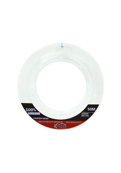 Captain Casper Nano %100 Fluoro Carbon Misina 50mt 0,35 Mm