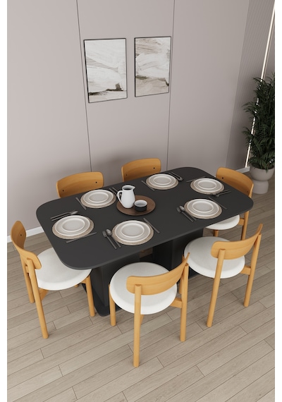 Lüks Yemek Odası Takımı 3 Parça %100 Mdf Konsol Yemek Masası Tv Ünitesi Yt01 Antrasit Lüks Yemek Odası Takımı 3 Parça %100 Mdf Konsol Yemek Masası Tv Ünitesi Yt01 Antrasit
