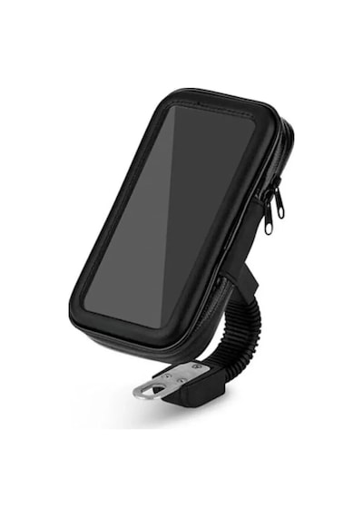 Su Geçirmez Fermuarlı Kılıflı Bağlantılı Cüzdanlı Uyumlu Telefon Tutacağı Motorsiklet Telefon Tutucu
