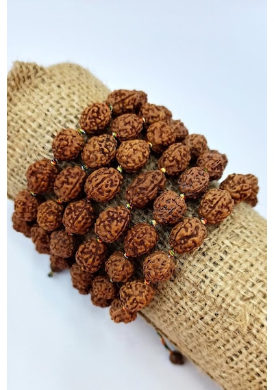 Rudrakşa Bileklik Hindistan Rudraksha 122 Çok Renkli