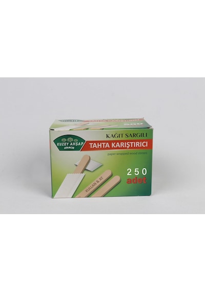 Kağıt Sargılı Çay Kahve Karıştırıcı 250 Adet