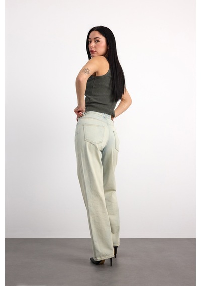 Vigoss Actıon Wıde Leg Kadın Pantolon 24300-73598 Mavi - Siyah