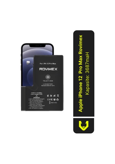 Apple iPhone  Uyumlu  12 Pro Max Batarya Pil - 3687 Mah