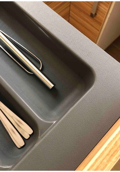 Çekmece İçi Desenli Gri Kaşıklık Antibakteriyel 67x49 Gri