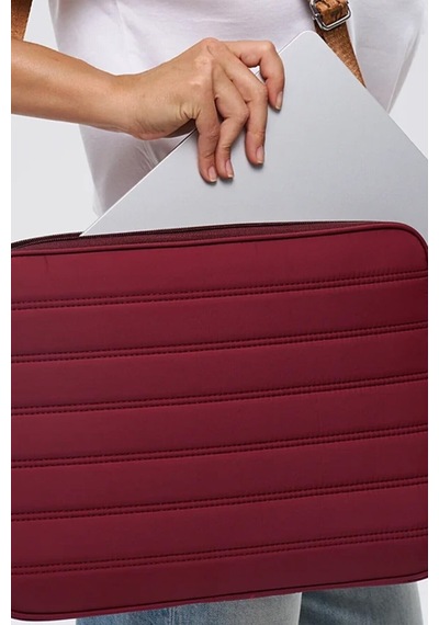 Mussen Laptop Kılıfı Su Geçirmez Macbook Neo Air Pro 13-14 İnç Bordo Bordo