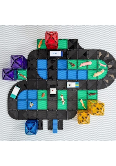 Connetix Creative Roads Pack Manyetik Bloklar - 48 Parça